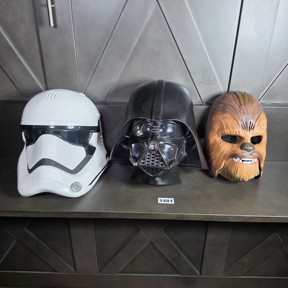 Hasbro Other - Star Wars Masks Darth Vadar, Chewbacca, Storm Trooper 3 Masks